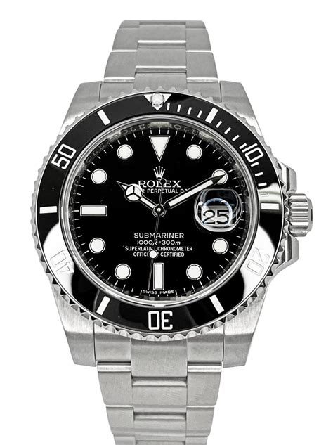 rolex submariner black ceramic bezel